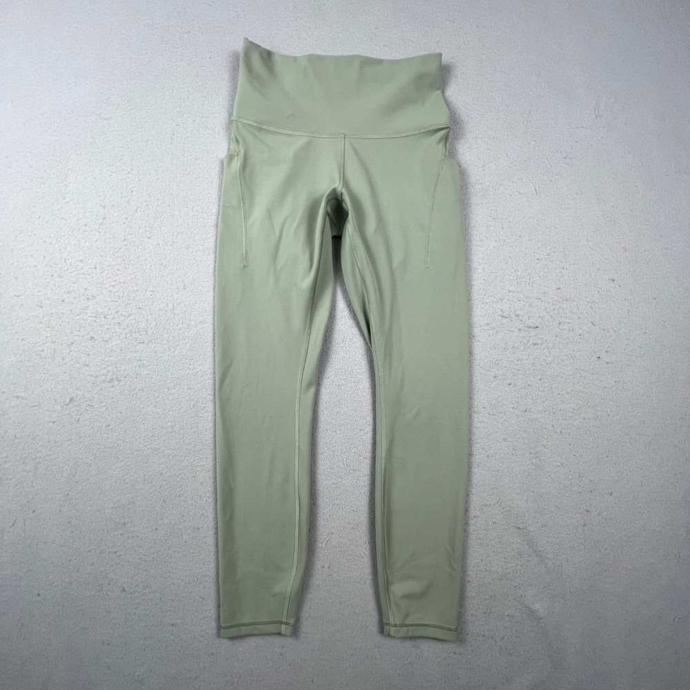Lululemon Align High-Rise Pant with Pockets 6 Green Yoga Leggings LW5EPSS